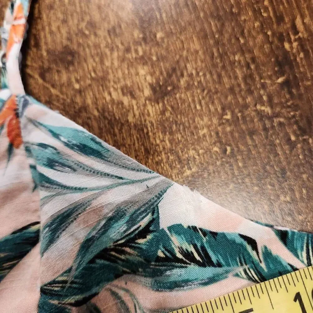 Love, Fire Tropical Floral Romper